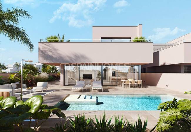 Detached Villas with Pool and Luxury Design in Murcia Roldan 1