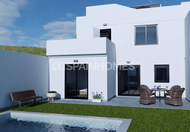 Stylish Townhouses with Pools in Los Belones Murcia
