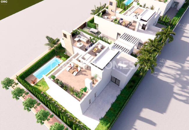 Detached 3-bedroom Houses with Private Pools in Los Alcázares Murcia 7