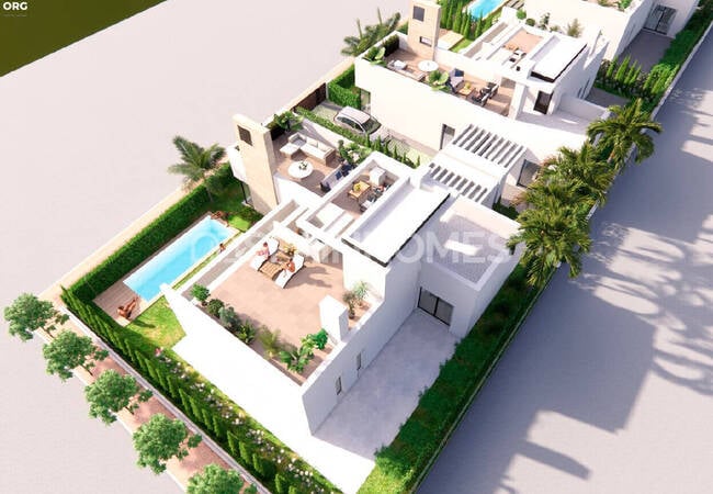 Häuser Mit 3 Schlafzimmern Und Pool In Los Alcázares, Murcia 7