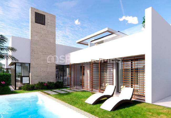 Detached 3-bedroom Houses with Private Pools in Los Alcázares Murcia