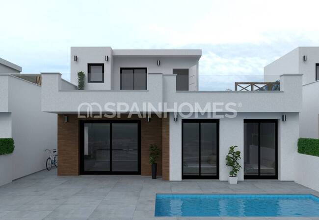 3-bedroom Detached Houses Near the Beach in San Pedro Del Pinatar