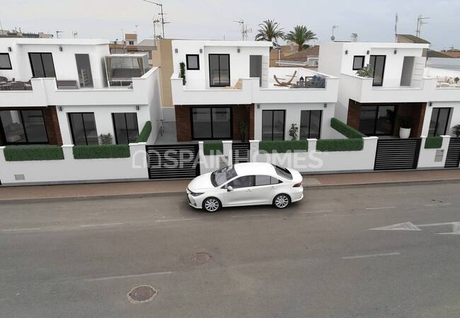 San Pedro Del Pinatar'da Plaja Yakın 3 Odalı Müstakil Villalar 3