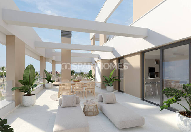 Snygga Lägenheter I Ett Komplex Med Pool I Murcia Torre-pacheco 4