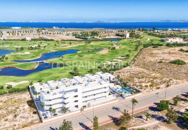 Pisos De 2 Y 3 Dormitorios Con Piscina Junto Al Golf En Los Alcazares 1
