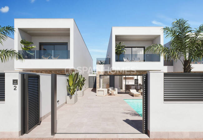 Häuser Mit Privaten Pools In Strandnähe In San Pedro Del Pinatar 2