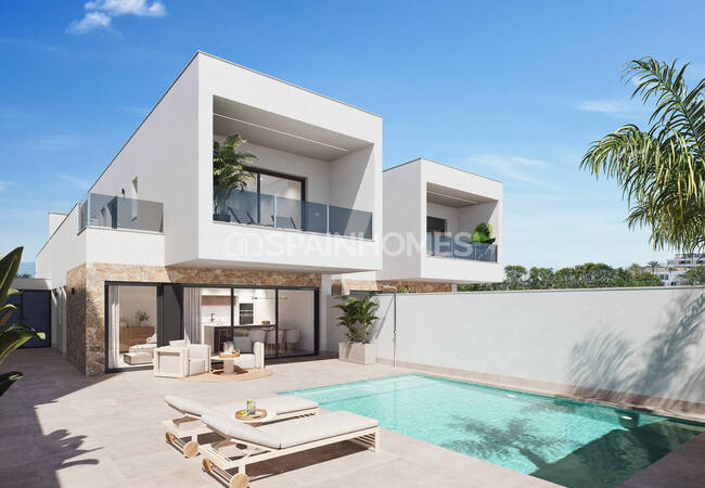 Häuser Mit Privaten Pools In Strandnähe In San Pedro Del Pinatar 1