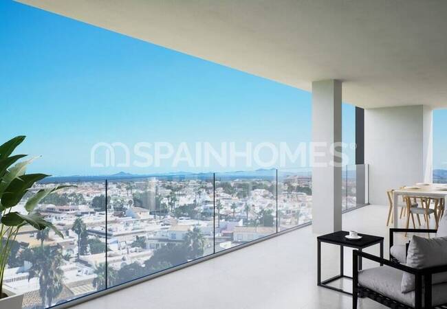 Los Alcazares'te Sahile Yakın Havuzlu Binada 3+1 Daireler 5