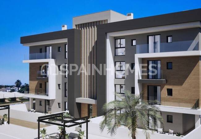 شقق 3 غرف نوم مع مسبح بالقرب من الشاطئ في لوس الكازاريس 2