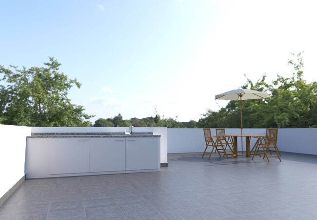 Дома с частными бассейнами рядом с гольф-клубом в Сан-Хавьер-Мурсия 1