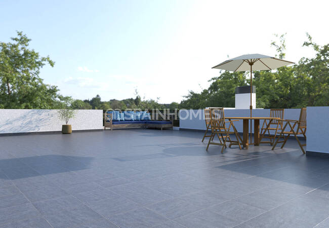 Дома с частными бассейнами рядом с гольф-клубом в Сан-Хавьер-Мурсия 2