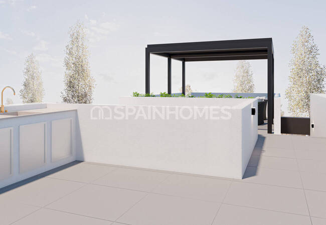 Eleganta Radhus Med Privata Pooler I San Pedro Del Pinatar 4