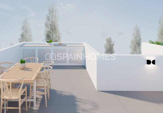 Eleganta Radhus Med Privata Pooler I San Pedro Del Pinatar 6