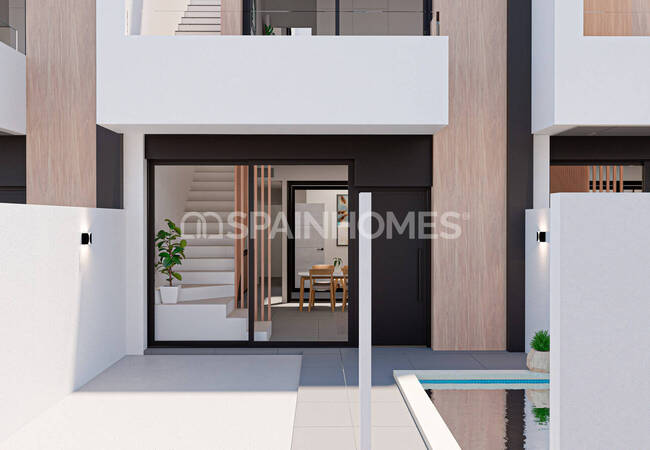 Eleganta Radhus Med Privata Pooler I San Pedro Del Pinatar 2