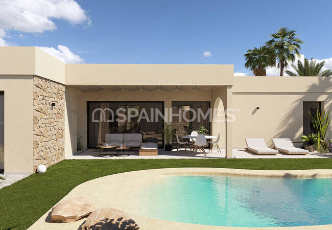 Elegante Häuser Mit Privaten Pools In Einem Top-resort In Murcia 1