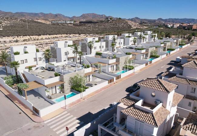 Neue Doppelhaushälften Mit Solarium In Puerto De Mazarrón 1