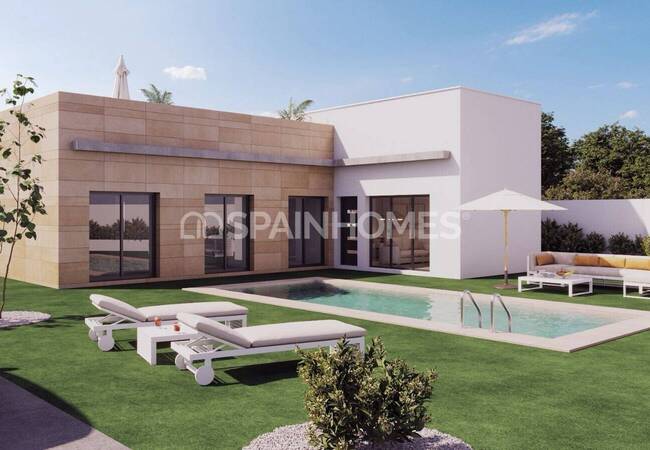 Modernt Hus Med Privat Pool I Mazarrón, Murcia