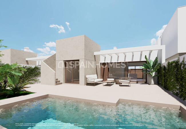 Modern 3-bedroom Houses Near Serena Golf in Los Alcázares 1