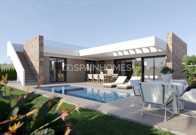 Houses with Private Pools in Hacienda Del Alamo Golf & Resort, Murcia