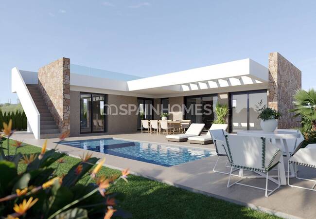 Houses with Private Pools in Hacienda Del Alamo Golf & Resort, Murcia