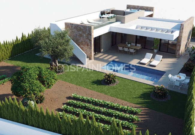 Houses with Private Pools in Hacienda Del Alamo Golf & Resort, Murcia 2