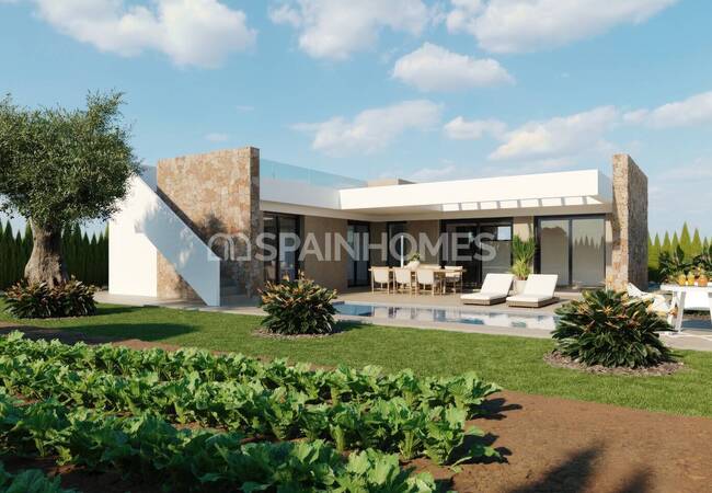 Houses with Private Pools in Hacienda Del Alamo Golf & Resort, Murcia 3