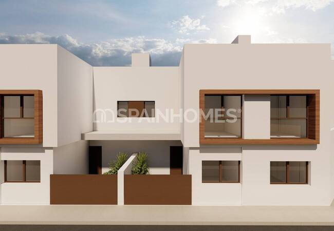 Villas Jumelées Avec Piscines Près Des Plages À San Javier