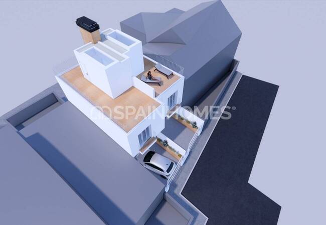 La Azohía'da Sahile Yakın Büyüleyici Dubleks Evler 3