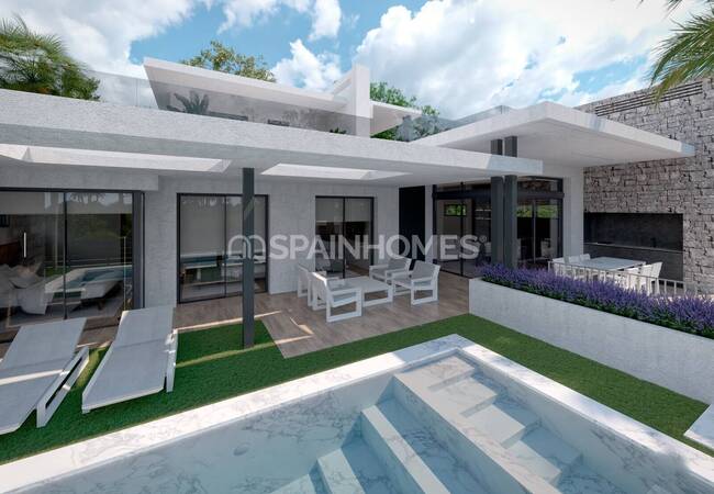 Moderna Hus I Ett Säkert Privat Komplex I Murcia 3