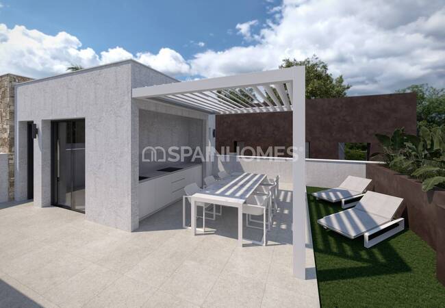 Snyggt Hus Med Privat Pool & Solarium I Los Alcázares 6