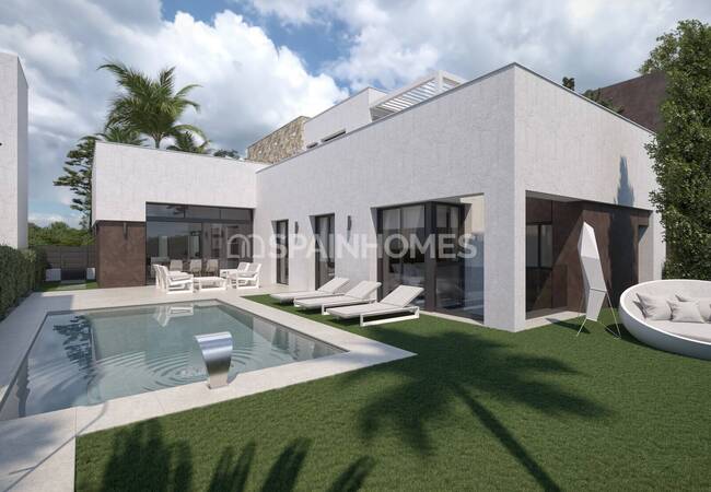 Snyggt Hus Med Privat Pool & Solarium I Los Alcázares 2