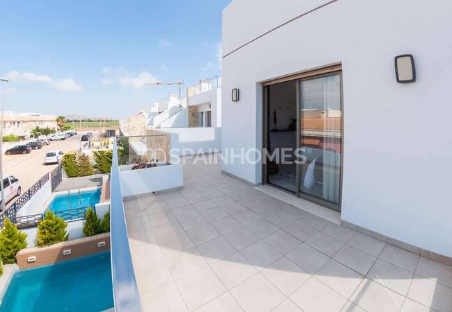 Moderna Hus Med Privat Pool I Los Alcázares 1
