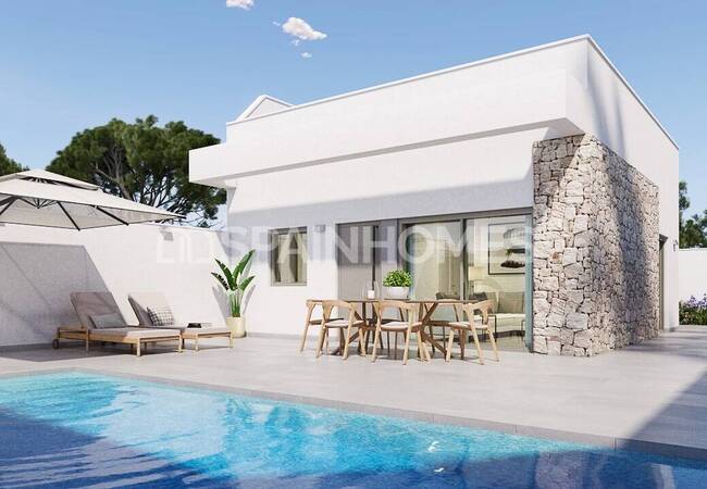 Huizen Met 2 Slaapkamers En Solarium In Sucina Murcia
