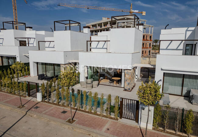 Eleganta Hus I Söderläge Med Trädgård I Santa Rosalía Murcia 4