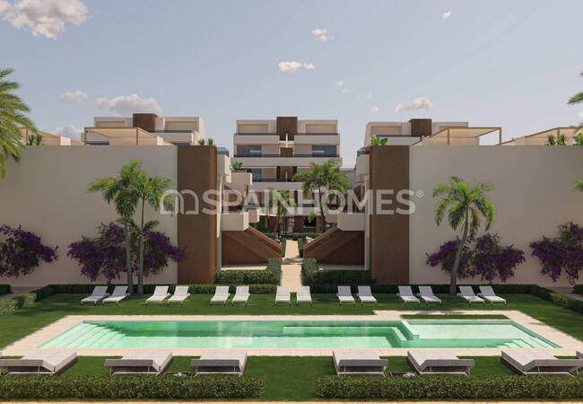 Lägenheter Nära Golf Med Privata Utomhusområden I Murcia 2