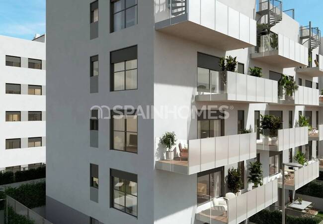 Lägenheter Med 2 Och 3 Sovrum Med Privata Utomhusutrymmen I Murcia 2