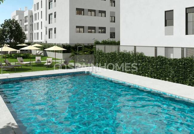 Lägenheter Med 2 Och 3 Sovrum Med Privata Utomhusutrymmen I Murcia 1