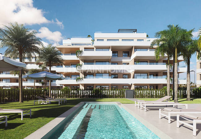 Apartamentos Con Amplias Terrazas Y Piscinas En Santa Rosalía 3