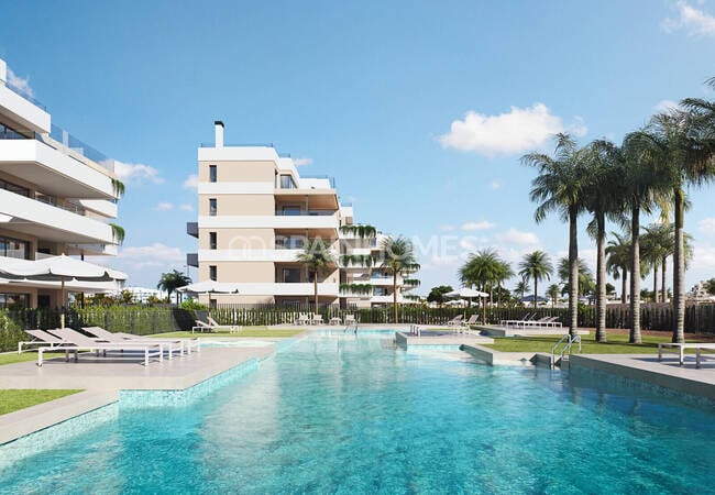 Apartamentos Con Amplias Terrazas Y Piscinas En Santa Rosalía 2