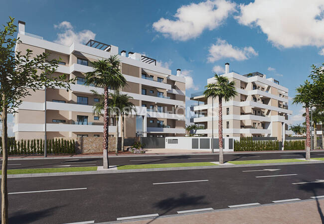 Apartamentos Con Amplias Terrazas Y Piscinas En Santa Rosalía 7
