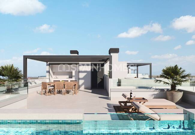 Apartamentos Con Amplias Terrazas Y Piscinas En Santa Rosalía 10