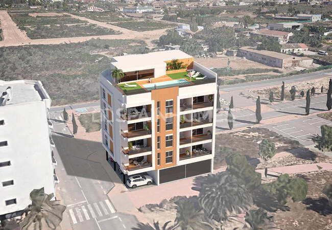 Apartments in a Complex with Rooftop Pool in San Pedro Del Pinatar 2