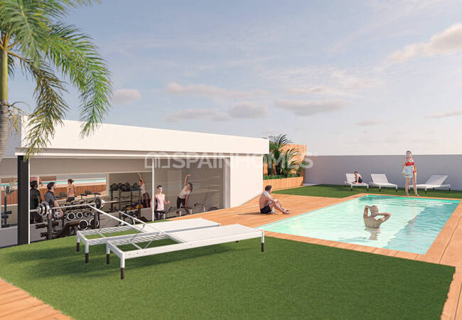 Apartments in a Complex with Rooftop Pool in San Pedro Del Pinatar 3