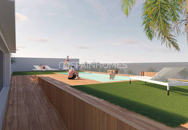 Apartments in a Complex with Rooftop Pool in San Pedro Del Pinatar 4