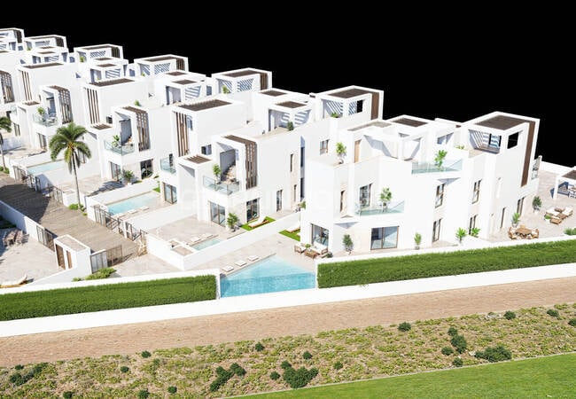 Villas 3 Chambres Avec Piscine À Los Alcázares Murcie 5