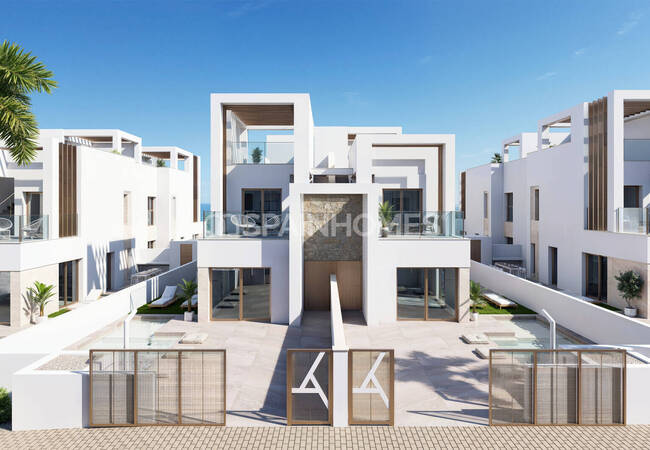 Villas 3 Chambres Avec Piscine À Los Alcázares Murcie 4