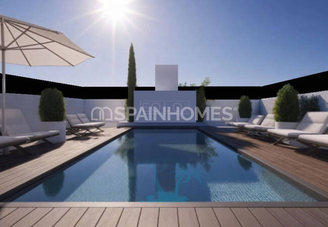 San Pedro Del Pinatar'da Özel Bahçeli ve Teraslı Daireler 3