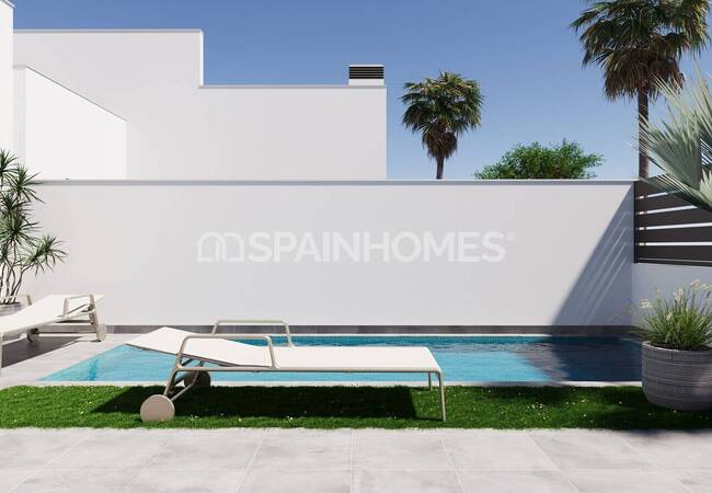 Murcia Roldán'da Özel Havuzlu Tek Katlı Villala 2