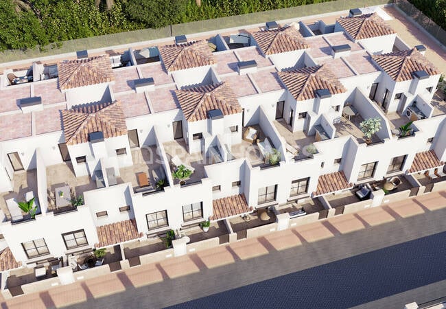 Torre-pacheco Santa Rosalía Resort'ta Teraslı Yarı Müstakil Evler 3