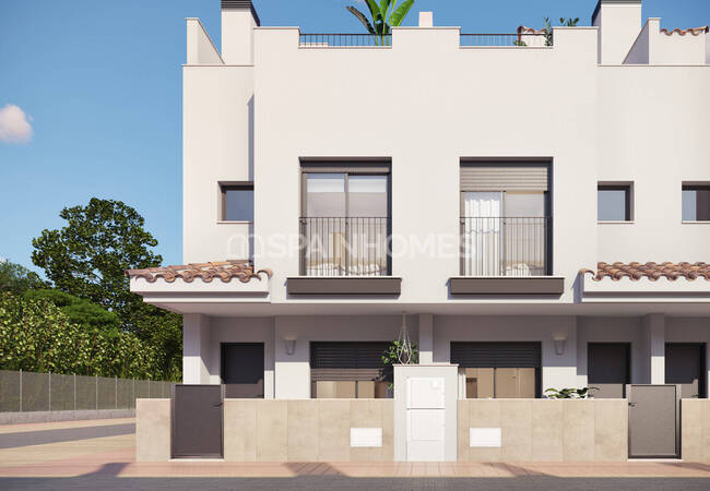 Torre-pacheco Santa Rosalía Resort'ta Teraslı Yarı Müstakil Evler 4
